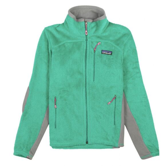 PATAGONIA R2 Regulator Jacket •Women S• Full Zip Fleece Brilliant Green